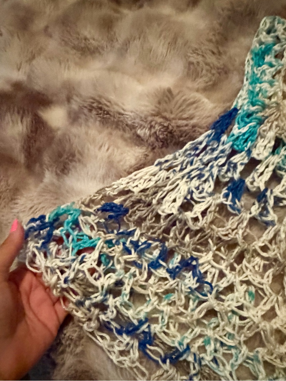 Crochet Openwork Crop Top - Picture 4 of 5